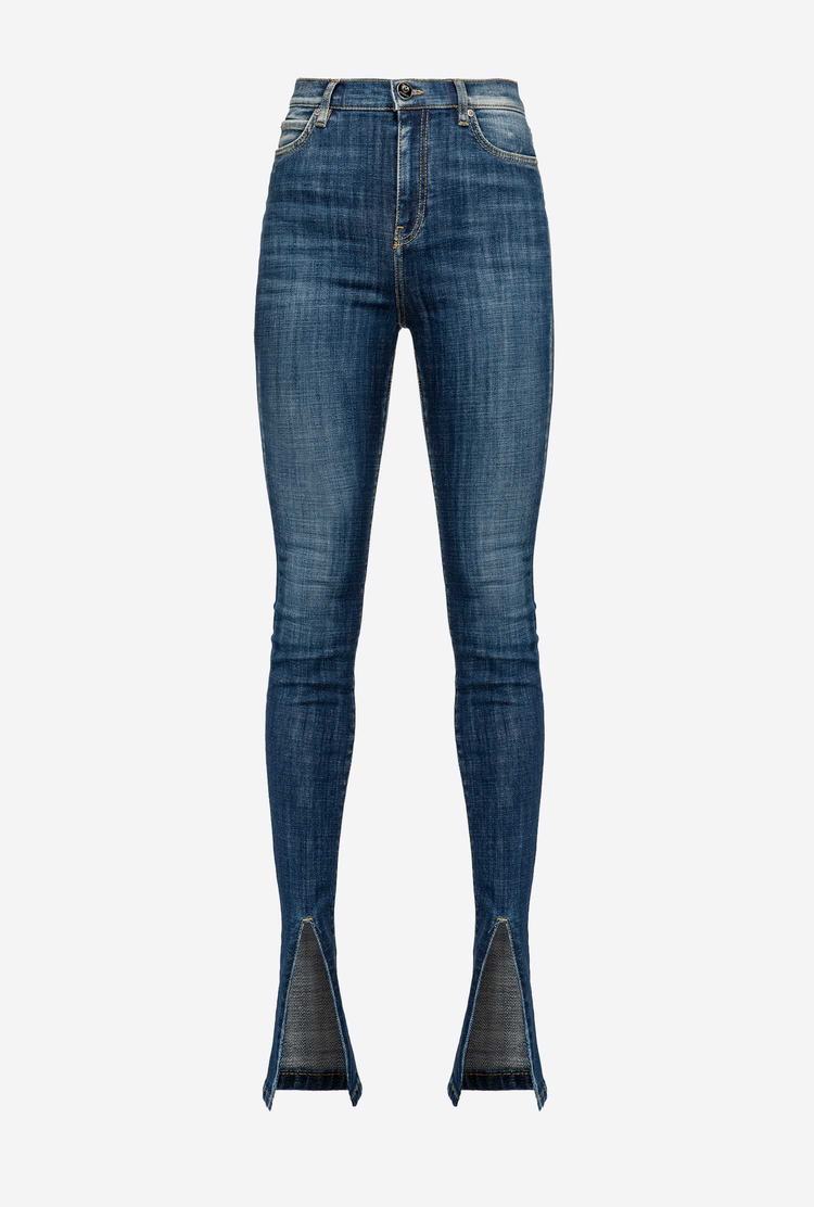 Women's Pinko Slit Jeans Blue | Australia-74651209