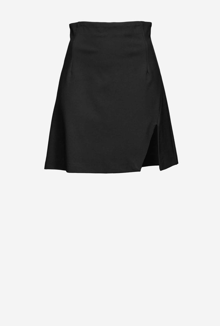 Women's Pinko Slit Skirts Black | Australia-46398579