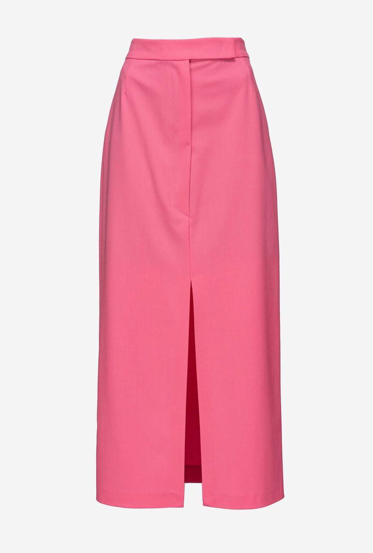 Women's Pinko Slit Skirts Pink | Australia-75340299