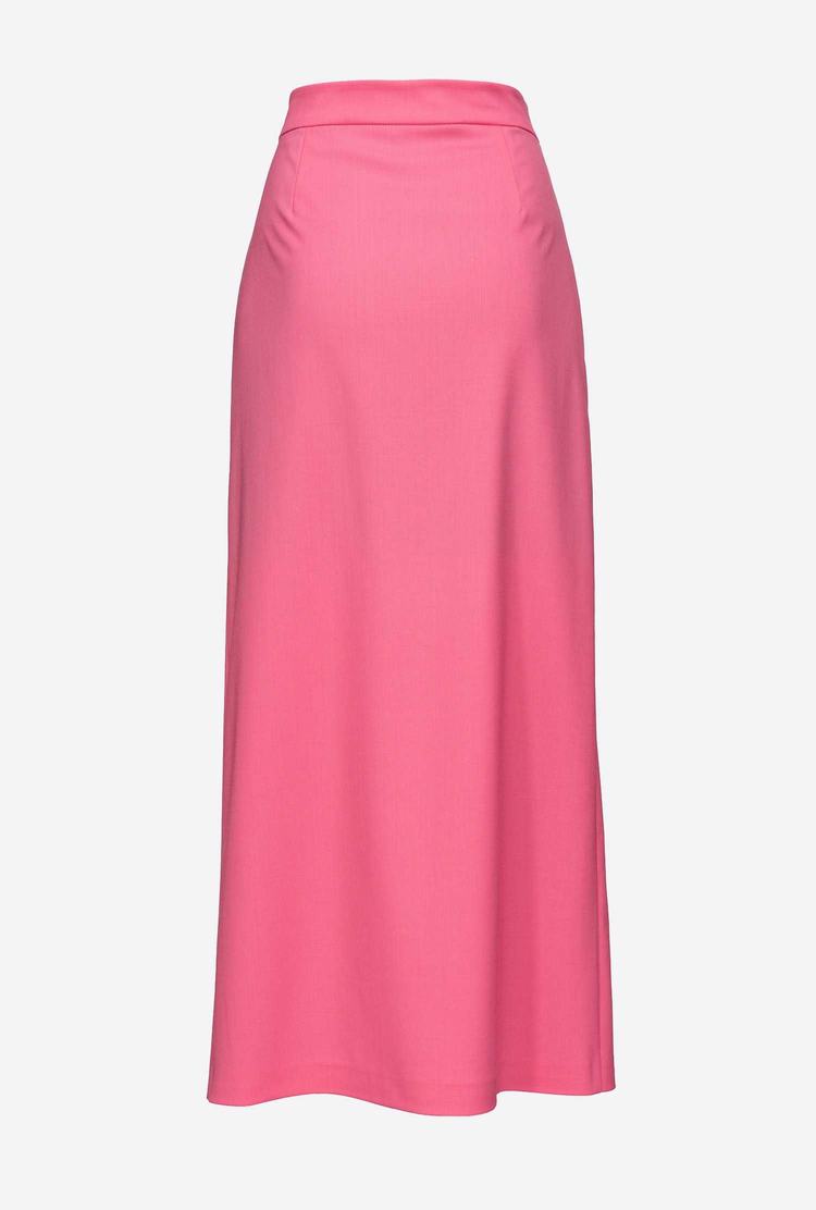 Women's Pinko Slit Skirts Pink | Australia-75340299