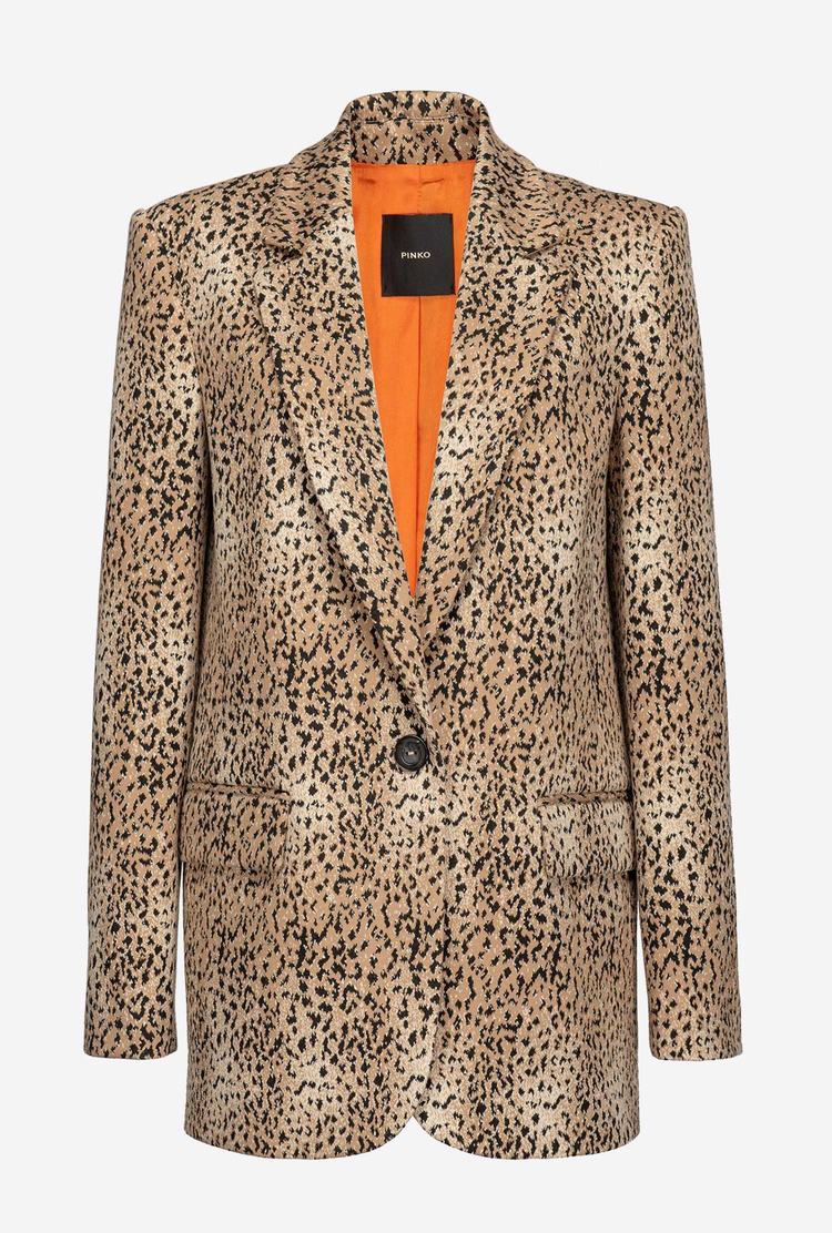 Women's Pinko Spotted Blazers Brown/Black | Australia-18079539