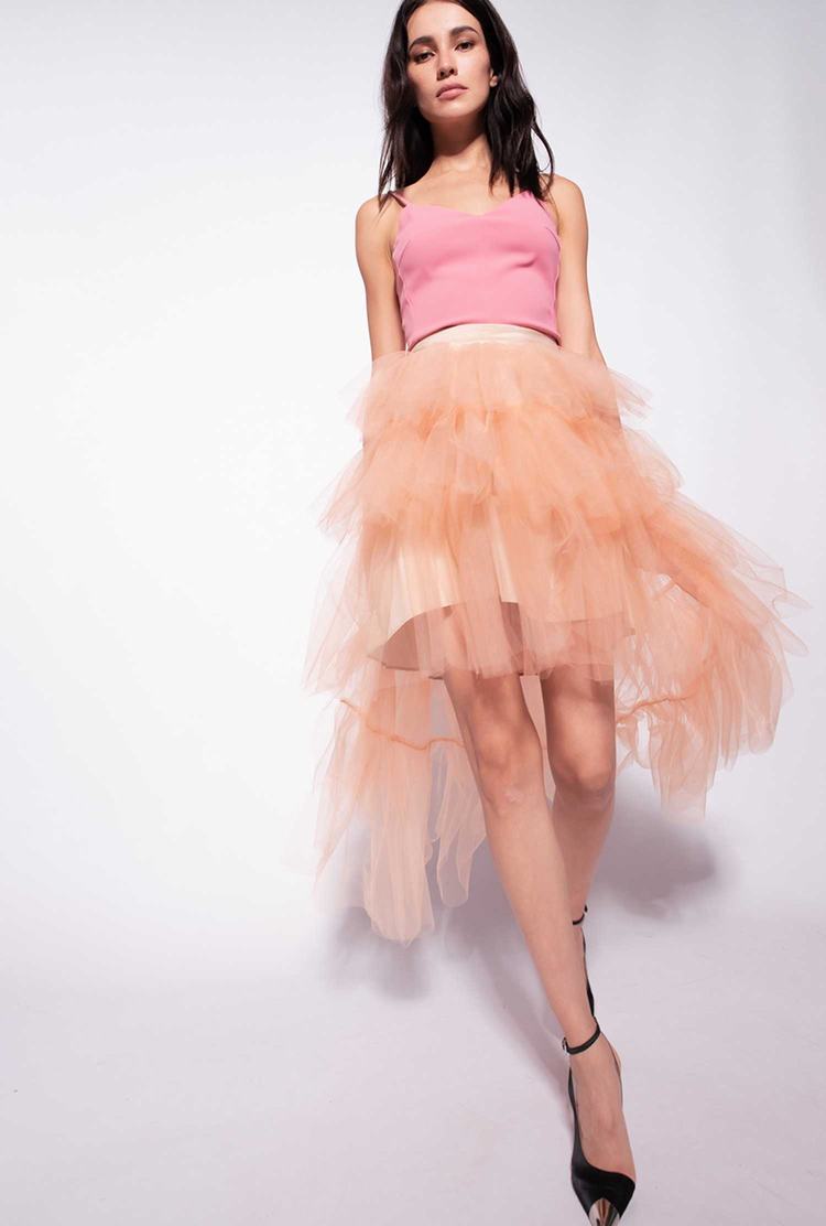 Women's Pinko Tulle Skirts Pink | Australia-75360419