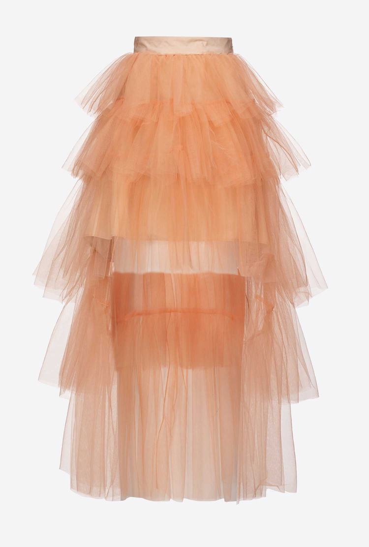 Women's Pinko Tulle Skirts Pink | Australia-75360419