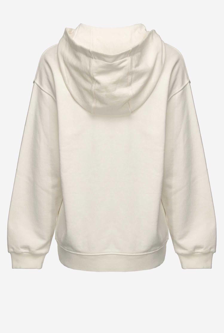 Women's Pinko Wanted Print Sweatshirt White | Australia-81923509