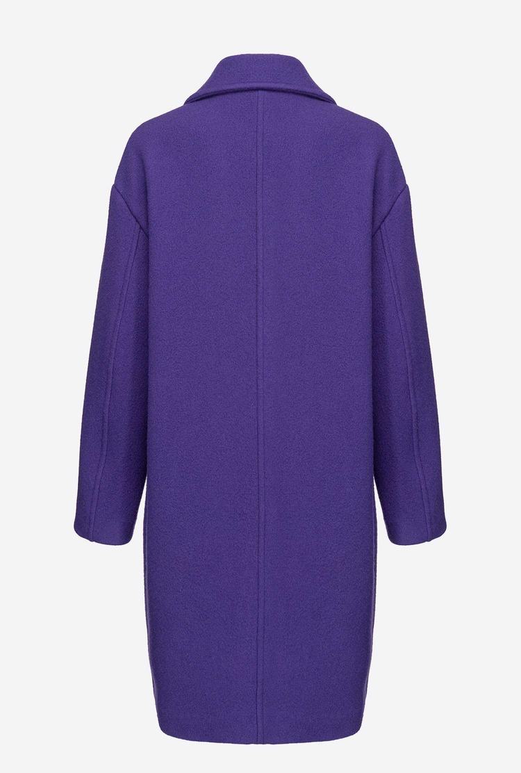 Women's Pinko Washed Cloth Coats Purple | Australia-07139689