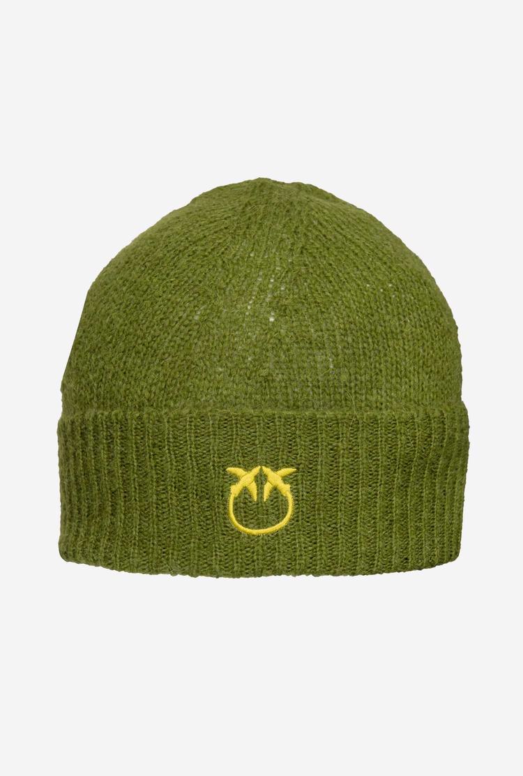 Women's Pinko Alpaca-blend Beanie Green | Australia-87154609