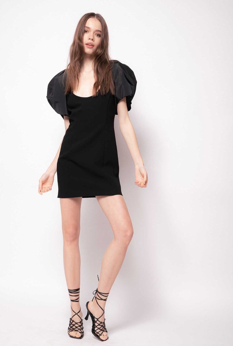 Women's Pinko Balloon Dress Black | Australia-05916839