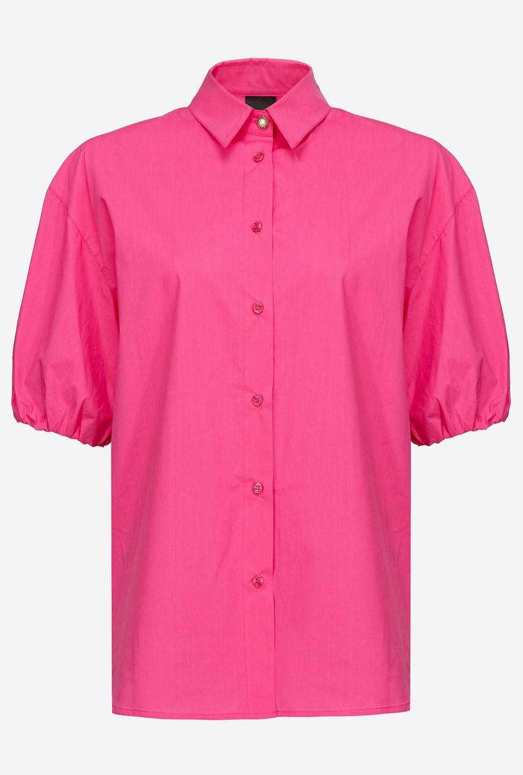 Women's Pinko Balloon Shirts Red | Australia-40731589