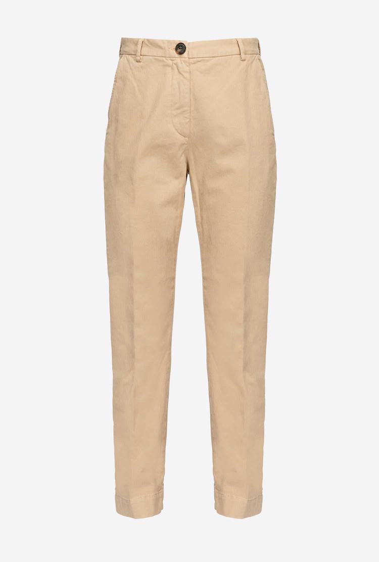 Women's Pinko Chino Pants Beige | Australia-47891329