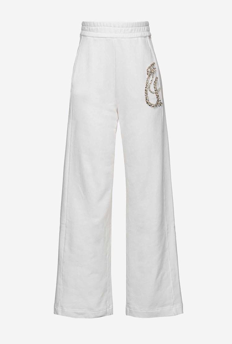 Women's Pinko Diabolik Pants White | Australia-81329079