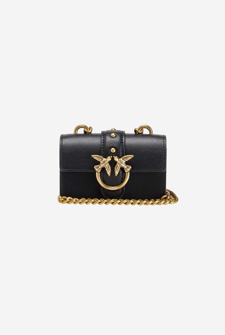 Pinko mini clearance love bag nera