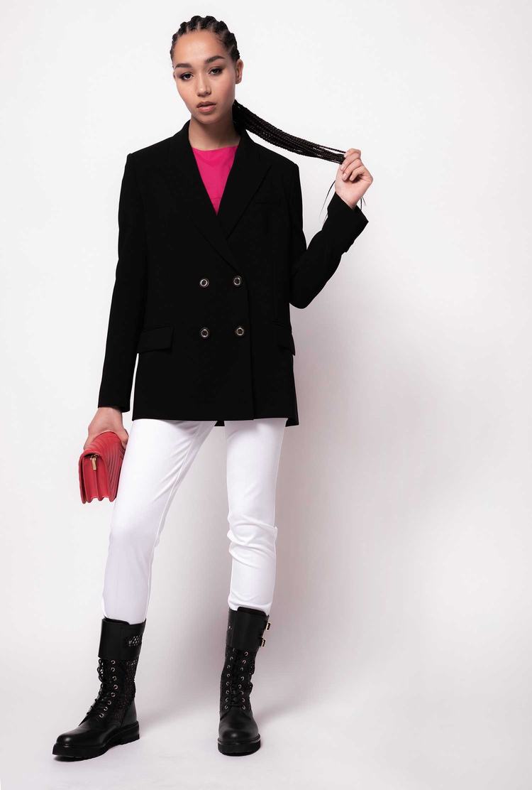 Women's Pinko Oversized Stretch Blazers Black | Australia-69037589