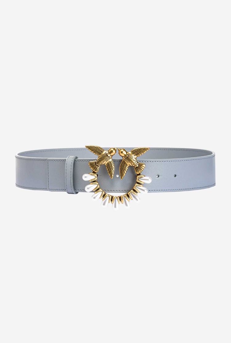 Women's Pinko Pearls Belts Grey Gold | Australia-51679439