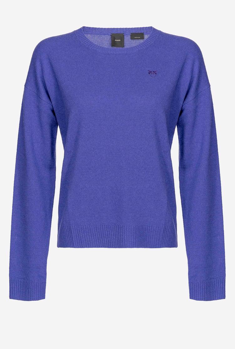 Women's Pinko Pure Cashmere Pullover Blue | Australia-16530979