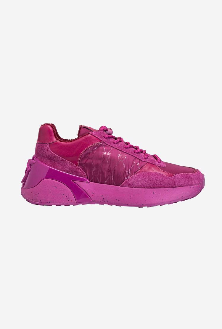 Women's Pinko Recycled Sneakers Fuchsia Fuchsia | Australia-48032569